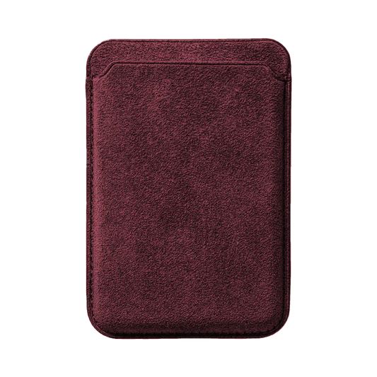Portofel MagSafe - Alcantara Red - ALZARA