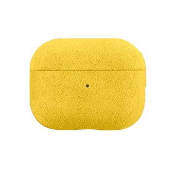 HUSĂ AIRPODS – ALCANTARA YELLOW