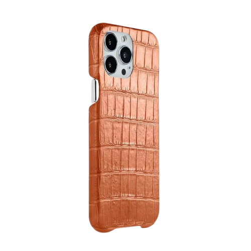 Husa iPhone  - Piele Orange