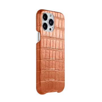 Husa iPhone  - Piele Orange - HUSERO2
